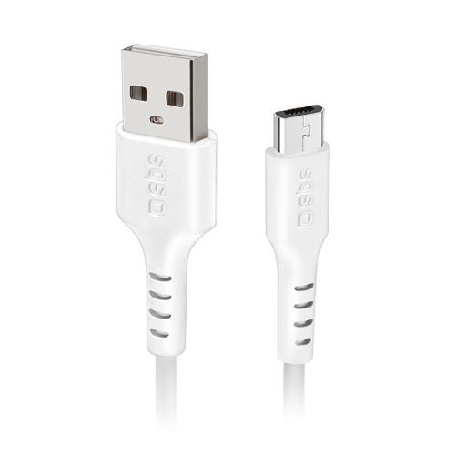 Câble Micro USB SBS pour Huawei Ascend Y530 LG G Flex D950 G2 Optimus L4 Motorola G Moto G Sony XPERIA Z2 Blanc