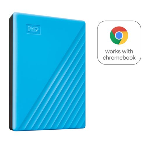 Disque Dur Externe Western Digital My Passport 2 To Bleu