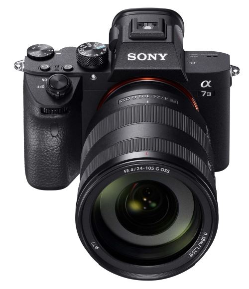 Appareil photo hybride Sony Alpha A7 III + FE 24-105mm f/4 G OSS Noir État correct - Sony reconditionné disponible sur Fnac