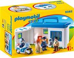 Playmobil 1.2.3 9382 Commissariat de police transportable