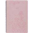 Agenda civil de bureau semainier Oberthur Collection Wire'o Primrose 25 2026 Rose