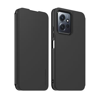 Etui à rabat en gomme avec porte-carte Made For Xiaomi pour Xiaomi Redmi Note 12 4G Noir