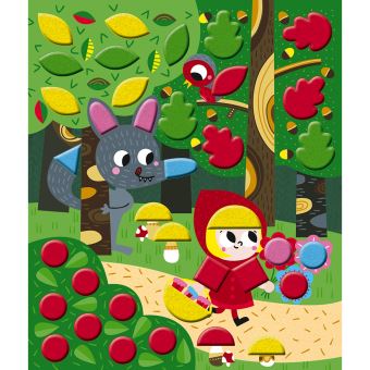 Kit créatif Janod Autocollants en feutrine Il était une fois