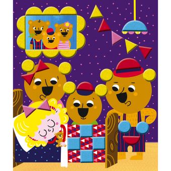 Kit créatif Janod Autocollants en feutrine Il était une fois