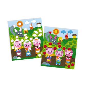 Kit créatif Janod Autocollants en feutrine Il était une fois