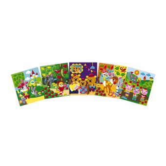 Kit créatif Janod Autocollants en feutrine Il était une fois