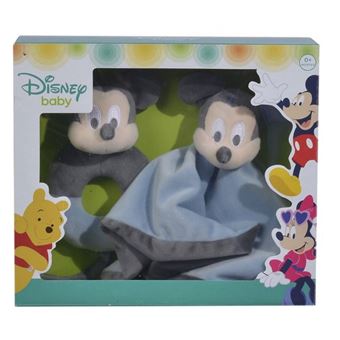 Disney - Doudou Mickey (30cmx30cmx7cm) - Cdiscount Puériculture & Eveil bébé