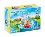 Playmobil 1.2.3 Aqua 70268 Roue hydraulique avec carrousel