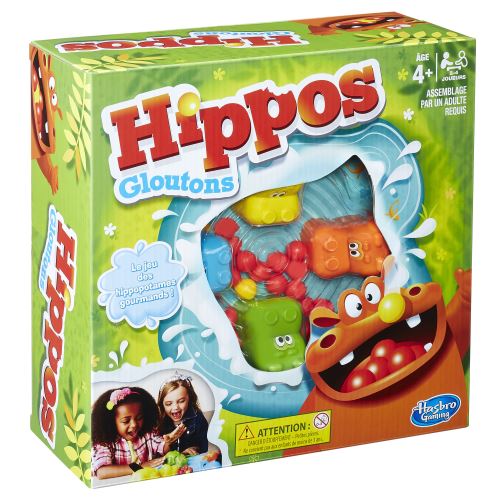 Boite de Jeu de société Hasbro Gaming Hippos Gloutons