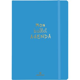 Agenda scolaire semainier Oberthur A5 S/S Bullet Azur