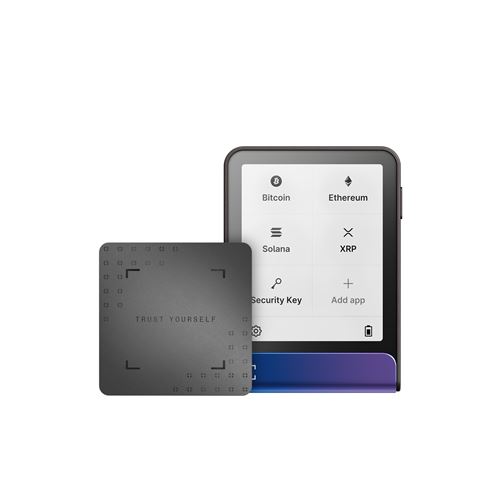 Cryptowallet Ledger Flex™ Bleu Neptune avec Recovery Key incluse