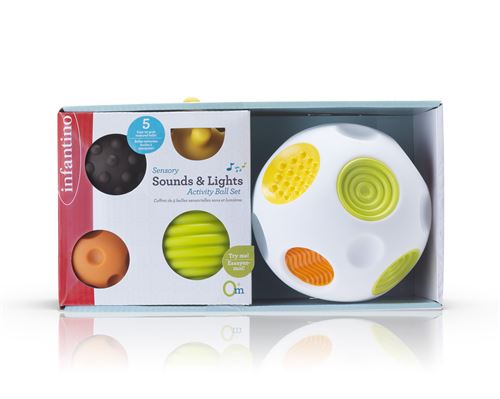 Infantino Multicolore Balle Sonore Et Jouet Sensoriel Senso