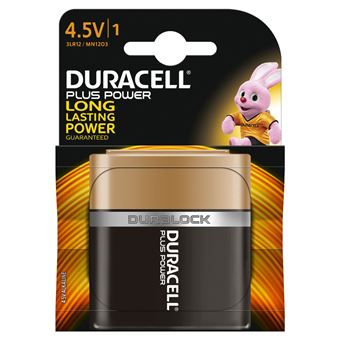 Pile alcaline Duracell MN1203 Plus Power 3LR12 4.5V - 1