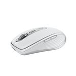 Logitech MX Anywhere 3S - Souris - optique - 6 boutons - sans fil - Bluetooth - récepteur USB Logitech Logi Bolt - gris pâle