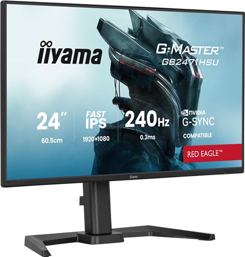 iiyama 23.8 LED G Master GB2471HSU B1 Eagle - vue 2