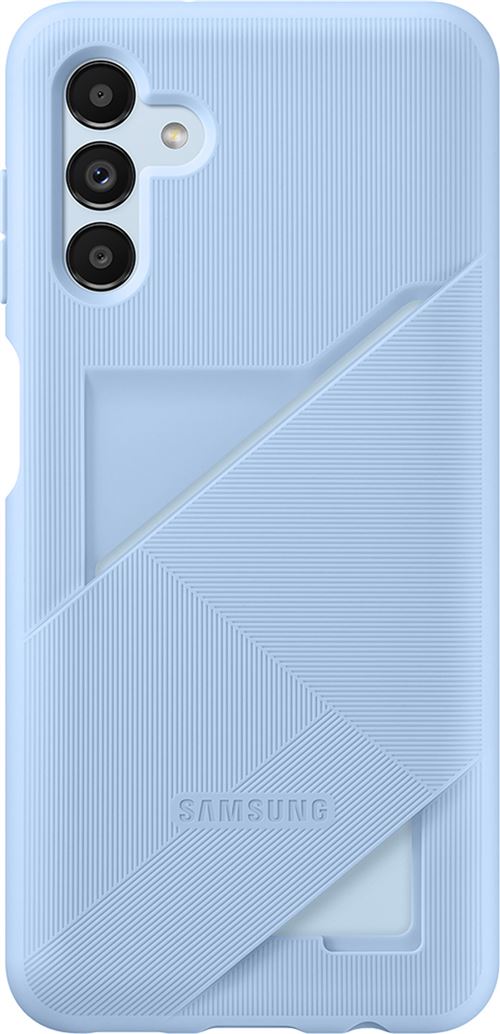 Coque souple ultra fine avec porte-carte intégrée Samsung pour Galaxy A13 5G Bleu arctique