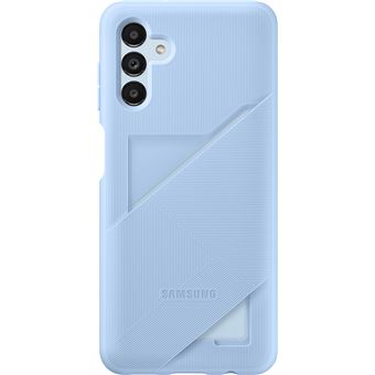 Coque souple ultra fine avec porte-carte intégrée Samsung pour Galaxy A13 5G Bleu arctique