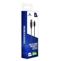Câble recharge Freaks And Geeks Micro USB Noir pour Manette PS4 et Xbox One 3 m