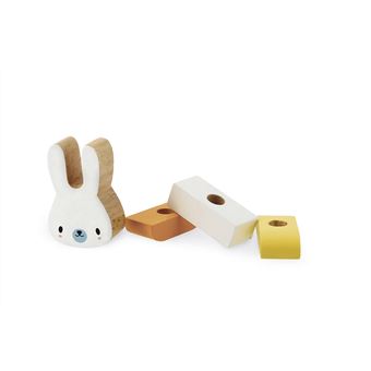 Jouet en bois Janod Looping Basculo lapin pure