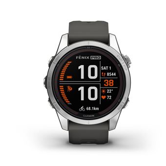 Montre connectée Garmin Fenix 7S Pro Solar Edition 42mm Acier