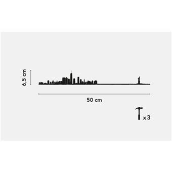 Accessoire de décoration The Line New York Noir