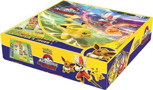 Pokémon Jeu de Cartes à Collectionner Académie de Combat du JCC Pokémon Pyrobut V Pikachu V et Évoli V - vue 8