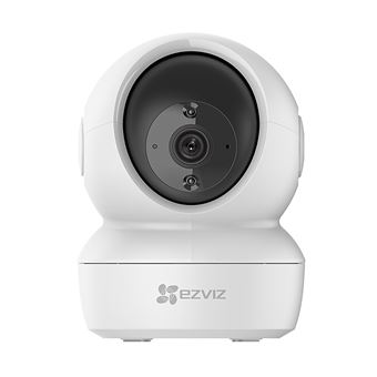 Caméra de surveillance panoramique et inclinable Ezviz H6c pour maison intelligente Blanc