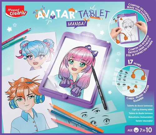 Mapd Multicolore Jeu Créatif Maped Creativ Avatar Tablet Manga