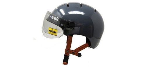 Kask – Urban Bike Helm mit Visier – 4 Belüftungsöffnungen – Grösse M – Ardesia