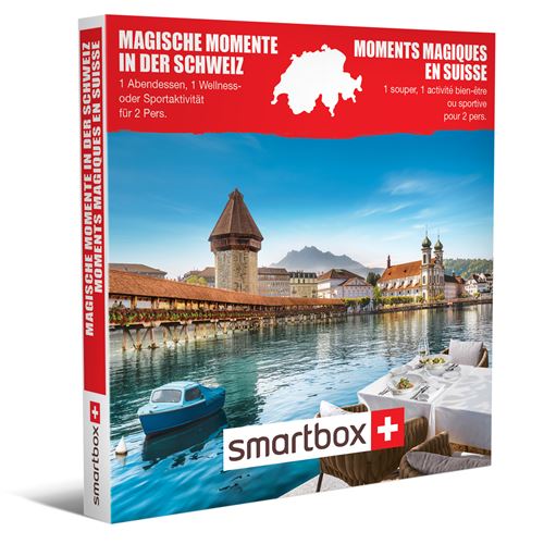 Coffret cadeau SmartBox Moments magiques en Suisse