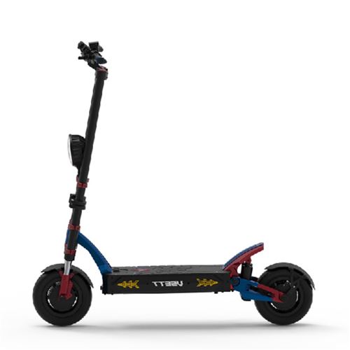 Vsett 11+ Lite 3000 W elektrische scooter zwart en rood