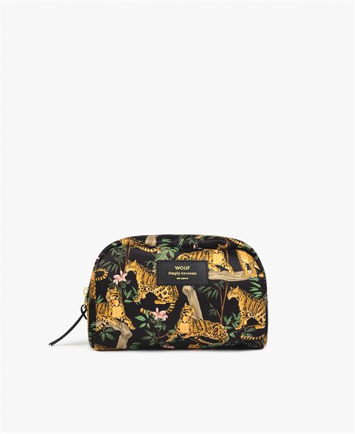Trousse de toilette Wouf Lazy jungle Noir