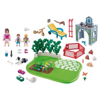 70010 Playmobil SuperSet Famille et jardin