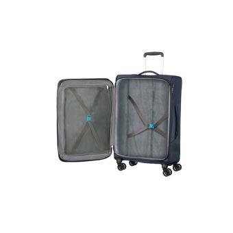 Valise 4 roues American Tourister Summerfunk Extensible 67 cm Bleu