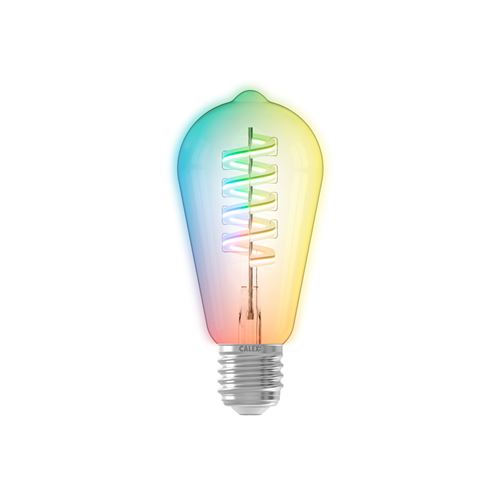 Ampoule LED Filament connectée Calex RGBW E27