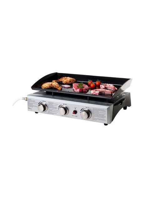 Plancha gaz Livoo DOC105 7500 W Noir et Argent
