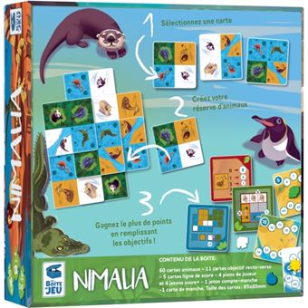 Jeu classique La boîte de jeu Nimalia