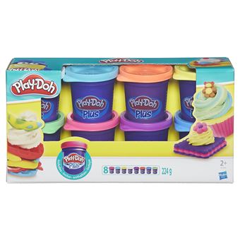 Pack de 8 pots de pâte à modeler Play Doh Plus - 1