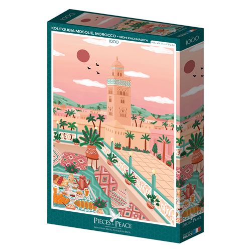 Puzzle 1000 pièces Alize Pieces & Peace Koutoubia - Alize