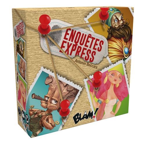 Jeu d'enquête Blackrock Games Enquêtes Express État correct - Blackrock Games reconditionné disponible sur Fnac