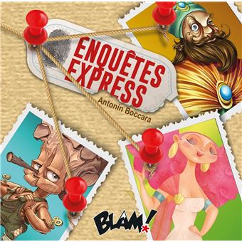 Jeu d'enquête Blackrock Games Enquêtes Express