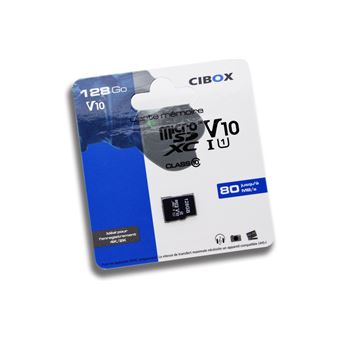 Cibox Micro SDXC V10 128GB Geheugenkaart