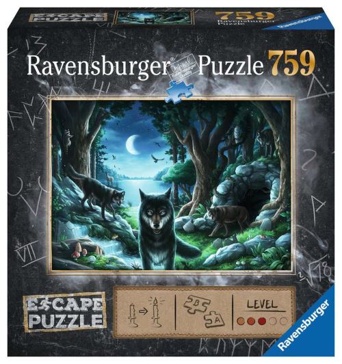 Ravensburger- Escape Puzzle 759 Pièces-Histoires De Loups Adulte, 16434
