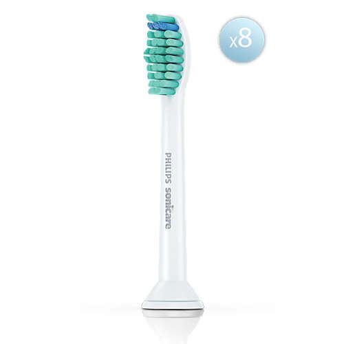 Lot de 8 têtes de brosse à dents standard Sonicare ProResults Philips