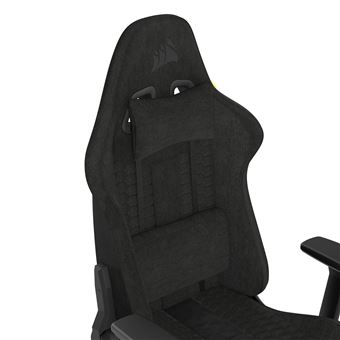 Chaise gaming Corsair TC100 Relaxed Fabric Noir - Chaise gaming à la Fnac