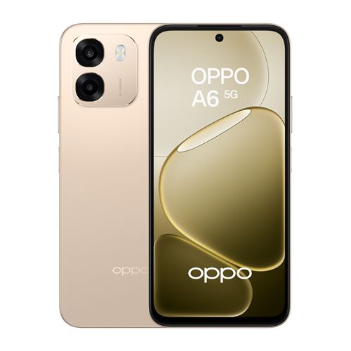 OPPO A6 5G 6.75 Double SIM Android 15 USB Type C 6 Go 6550 mAh Or - vue 7