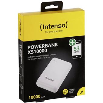 Batterie externe Intenso XS10000 Powerbank 10000 mAh Blanc