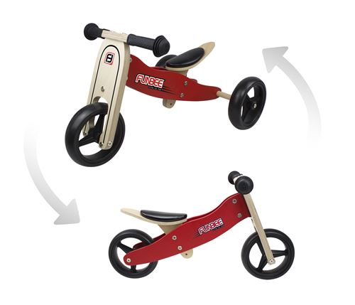 Porteur en Bois Funbee Evolutif 2 en 1