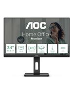 AOC Pro-line 24P3CV - P3 Series - écran LED - 24" (23.8" visualisable) - 1920 x 1080 Full HD (1080p) @ 75 Hz - IPS - 300 cd/m² - 1000:1 - 4 ms - HDMI, DisplayPort, USB-C - haut-parleurs - noir - B2B