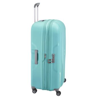 Valise extensible à 4 roues Delsey Clavel Taille L 70 cm Gris Bleu